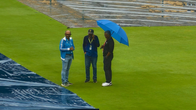 India vs New Zealand: Rain Stops Match in Bengaluru