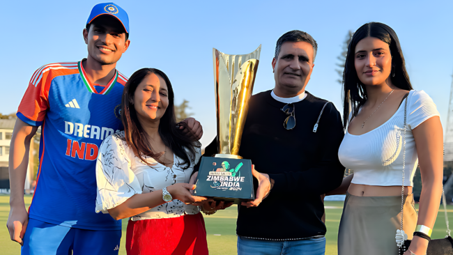 Shubman Gill's heartwarming reunion with family after win