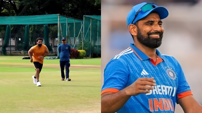 Shami Eyes Return! Pacer Begins Training for Potential India vs Bangladesh Test Series